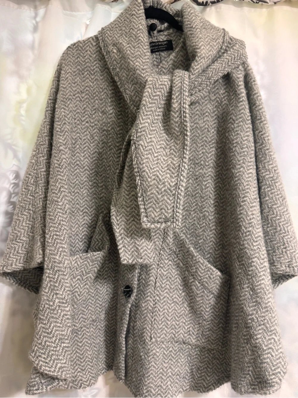 Irish Wool Cape Coat